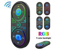 Télécommande sans fil G-11 ghz, rétro-éclairage rvb, télécommande Rechargeable, recherche vocale Google, pour boîtier TV, 2.4