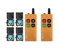 Télécommande Sans Fil Industrielle DC 12 V 1 Canal 10 A RF, Récepteur Radio Avec Longue Distance 20-2000 M Signal Stable Commande Précise(Set-2)