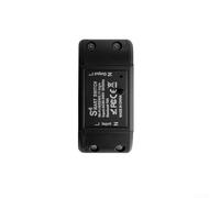 Télécommande sans fil, kit récepteur relais 433 MHz, contrôleur 2 canaux pour portail, porte de garage, équipement de levage automatique, système d'alarme, 5 émetteurs inclus (noir)