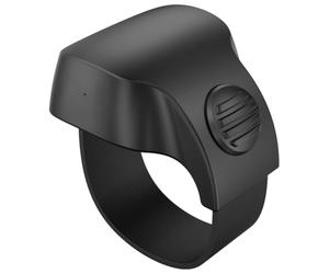 Télécommande sans fil pour appareil photo - Bouton déclencheur selfie pour iPhone Samsung Android - Portée de 9 m - Contrôleur de caméra pour photos et vidéos de groupe - Minuterie mains libres - Noir