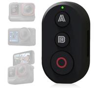 Télécommande sans Fil pour Caméra d’Action et Caméra 360, Télécommande de Commande à Distance 30m, Déclencheur à Main avec Bracelet et Support Vélo, Accessoire de Voyage pour Sports et Vlog