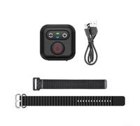 Télécommande sans fil pour caméra d'action Insta360 - Bouton d'obturation GPS compact pour vlogging cyclisme, randonnée, sports de plein air - 3,7 cm ABS noir