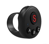 Télécommande sans fil pour caméras d'action et téléphones mobiles, batterie de 25 heures et portée de 10 m, pour DJI Action Series pour Insta360 (noir)