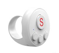 Télécommande sans fil pour DJI Action Series, autonomie de la batterie 25 h, portée 10 m, télécommande de tournage portable, accessoire de caméra d'action (blanc)
