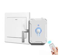 Télécommande sans fil pour interrupteur intelligent pour lumières à bascule, bouton poussoir automatique rechargeable par USB, pour une installation facile, aucun câblage nécessaire pour la chambre à