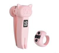 Télécommande sans fil pour Kindle Paperwhite, BT 5,3 pages, tourne-disque et déclencheur d'appareil photo, tapper d'écran de téléphone avec chargement de type C, noir (rose)