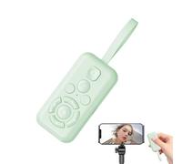 Télécommande sans fil pour téléphone, rechargeable, 9 boutons, télécommande de déclenchement, pour appareil photo de téléphone, photographie, lecture de romans, garage, présentation, conférence, salle
