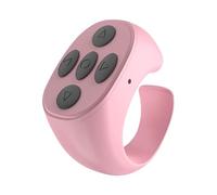 Télécommande sans fil pour tourner les pages,Clicker bouton sans fil portable - Télécommande de caméra rechargeable avec anneaux de défilement pour téléphones tablettes
