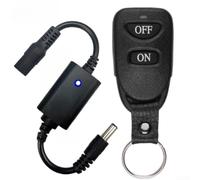 Télécommande sans fil RF avec connecteurs mâles et femelles pour connexion directe à DC 3,7 V-12 V pour bandes LED (A)