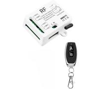 Télécommande sans fil universelle RF433Mhz AC 110V 220V 2CH 10A Relais Récepteur AB Émetteur pour Lumière Électrique Porte Moteur TV-récepteur 1 télécommande