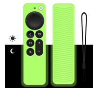Telecommande Silicone Boîtier de Télécommande pour Apple TV 4K Siri Remote 3e Génération (2022) et 2e Génération (2021),Protege Antidérapante Coque Étui