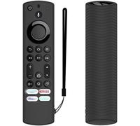 Telecommande Silicone Boîtier De Télécommande Pour Toshiba And Insignia Ns-Rcfna-21, Ct-Rc1Us-21, Ct95018 / Fire Tv,Protege Antidérapante Coque Étui