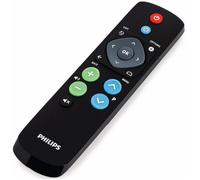 Philips Télécommande 22AV1601B – Simple sans touches numériques – Noir – Compatible TV – 2xAAA