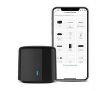 Télécommande Smart Home, pour WiFi IR Blaster avec commande vocale, pour Alexa Assistant, pour automatisation TV AC, noir