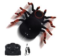 Télécommande Spider - Jouet Spider À Distance | Interactif Avec Lumière Et Son | Jouets D'escalade D'araignées Animatroniques Noires | Pour Jouer, Éducation, Divertissement, Garçons, , Adultes,