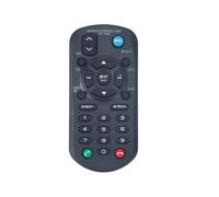 Télécommande stéréo pour récepteur multimédia Kenwood | Boîtier en ABS robuste, boutons sensibles, longue portée infrarouge, excellente sauvegarde pour la maison, le bureau