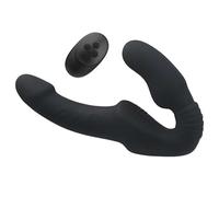 Telecommande Strapless Strap-on Gode Vîbrômásseúrs Fémînîn Mâssâge de Sèxtôysé Pláîsir Jouet de Šèẋ Tóys Yoga Côuplè Femme pour Femme USB Chargement