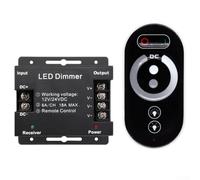 Télécommande tactile complète, DC12V/24V 6 boutons Full Touch RGB Contrôleur de bande lumineuse couleur pour variateur d'intensité et réglage de la couleur (variateur)