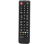 Télécommande, Télécommande Universelle Noire de Remplacement Compatible pour AA59-00818A-TV-Remote, Tous Les Modèles de Téléviseurs Intelligents LCD LED HDTV