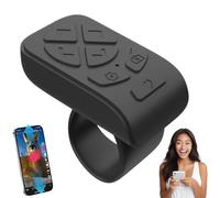 Télécommande TIK Toks Ring, TIK Toks Télécommande Anneau Anneau De Défilement Portable Télécommande Bluetooths sans Fil du Bout des Doigts Anneau De Télécommande De Défilement Portable