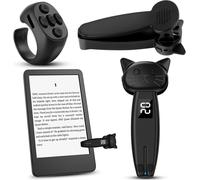 Télécommande Tourne Page Kindle, Tourne-Page à Distance pour Lire des Romans/Prendre des Photos/Aimer la Vidéo, Mode Bluetooth/Clé, Tourne Page Liseuse pour Android/Kindle/Phones/Tablettes