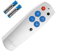 Télécommande TV à Gros Boutons - Mode d'emploi en Français - Facile à Utiliser et à Configurer - Télécommande TV Universelle et de Base - Cadeaux pour la Démence