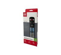 Télécommande TV audio universelle One For All URC6821 grandes touches 2-en-1 IR SimpleSet Learning SimpleAudio Bleu