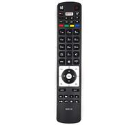 Télécommande TV de rechange pour Telefunken Smart TV DVD | RC5118 | RC-5118 | Netflix & YouTube