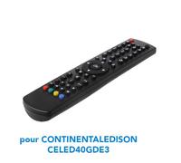 Télécommande TV de remplacement Vestel pour CONTINENTALEDISON CELED40GDE3