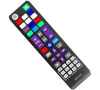 Télécommande TV Intelligente | Télécommande de Remplacement pour Téléviseur, Portable avec Boutons Ergonomiques pour Chambre, Maison, Hôtel, Jeu, Salon et Télévision