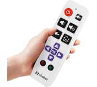 Télécommande Tv Roku Universelle À Grosses Touches, Facile À Utiliser, Pour Roku Uniquement, Non Compatible Avec Roku Stick (2 Piles Aaa Non Incluses) (Blanc)[TEL9121069]