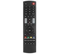 Télécommande TV, Télécommande de Remplacement pour Système TV LCD GJ220, Distance de Contrôle à Distance de 10 M/32,8 Pieds, à Piles (Non incluses)