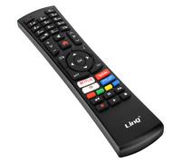 LinQ Télécommande TV pour Telefunken HDTV/LED/LCD Signal jusqu'à 8m Noir