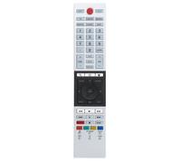 Télécommande TV - Toshiba - CT-90430 CT-90429 - Ultra HD Smart TV - Argent + Noir
