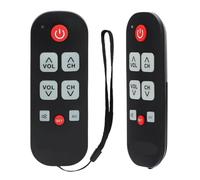 Télécommande TV Universelle À Grosses Touches Pour Seniors, A-TV10 Télécommande Étanche Pour TV, RCA - Insérez Les Piles Pour L’utiliser, Aucune Programmation Requise, Télécommande Simple - Facile À U