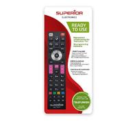 Superior Electronics Télécommande universelle SUPTRB016 - Compatible Telefunken, Prête à l'emploi