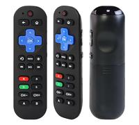 Télécommande Universelle 2-en-1 Améliorée avec Contrôle du Volume pour Roku Box/Now TV Box Télécommande, Télécommande de Remplacement 2 en 1 pour Roku/Now TV+ Décodeur, avec 9 Touches d'apprentissage