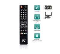 Ewent Télécommande universelle 4-en-1 USB-C programmable – TV, Décodeur, Sat, Blu-Ray, Barre de son