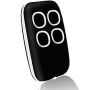 Télécommande Universelle 4 en 1 pour Portail et Garage, Télécommande Rolling Code Universel Multifréquence, Liste Compatibilité pour Garage, Télécommande Portail Multifréquence, blanc