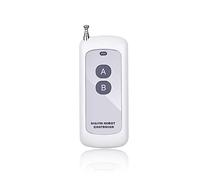 Télécommande universelle 433 MHz 1527 code d'apprentissage 4 boutons émetteur longue portée pour Smart Home Garage Door Opener No Clone (2 CH)