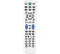 Télécommande Universelle 6 en 1 pour TV / SAT / DVD / Box Portée 8m Blanc