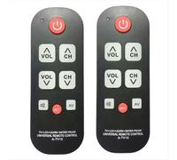 Télécommande universelle A-TV10 pour seniors, simple et étanche