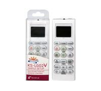 Télécommande Universelle AC KS 01V pour climatiseurs avec Les mêmes Fonctions Que Les appareils d'origine (Light Gray, One Size)