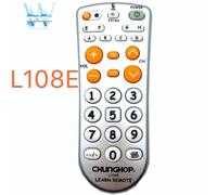 Télécommande universelle d'apprentissage combinée Chunghop L108E, pour TV/SAT/DVD/CBL/DVB-T/AUX, copie à gros boutons