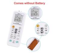 Télécommande universelle de climatiseur Télécommande de conditionneur d'air adaptée à tous les climatiseurs - langue anglais