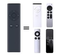 Télécommande universelle de rechange compatible avec Apple TV 4K 1 2 3 A1427 A1469 A1378 A1294 MD199LL/A MC572LL/A MC377LL/A MM4T2AM/A MM4T2ZM/A TV MacBook iPhone Système de musique universel MC377LL