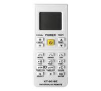 Télécommande Universelle de Remplacement for climatiseur, KT-9018E, 4000 en 1, adaptée à la Plupart des climatiseurs A/C Toshiba Panasonic