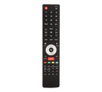Télécommande universelle de remplacement pour téléviseur Hisense, compatible avec Netflix, Amazon, Vudu et YouTube, contrôle infrarouge, aucune