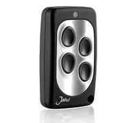 Télécommande universelle Jane Q Quartz 30,875 Mhz, 5 couleurs disponibles, radio commande 4 canaux, compatible avec toutes les télécommande de la même fréquence à code fixe. (noir argent)