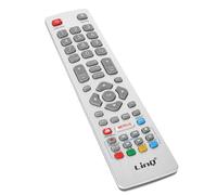 LinQ Télécommande universelle pour téléviseur Sharp – Touches complètes, portée 8m, Blanc